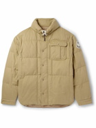 Moncler Genius - Palm Angels Quilted Cotton-Gabardine Down Jacket - Brown
