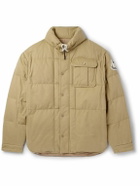 Moncler Genius - Palm Angels Quilted Cotton-Gabardine Down Jacket - Brown