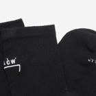 A-COLD-WALL* Men's Core Socks in Black Onyx 