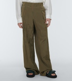 Dries Van Noten - Striped wide-leg pants