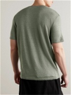 A Kind Of Guise - Hamdi Linen and Merino Wool-Blend T-Shirt - Green