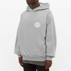 Cole Buxton Men's Athletic Logo Gym Hoody in Grey Marl