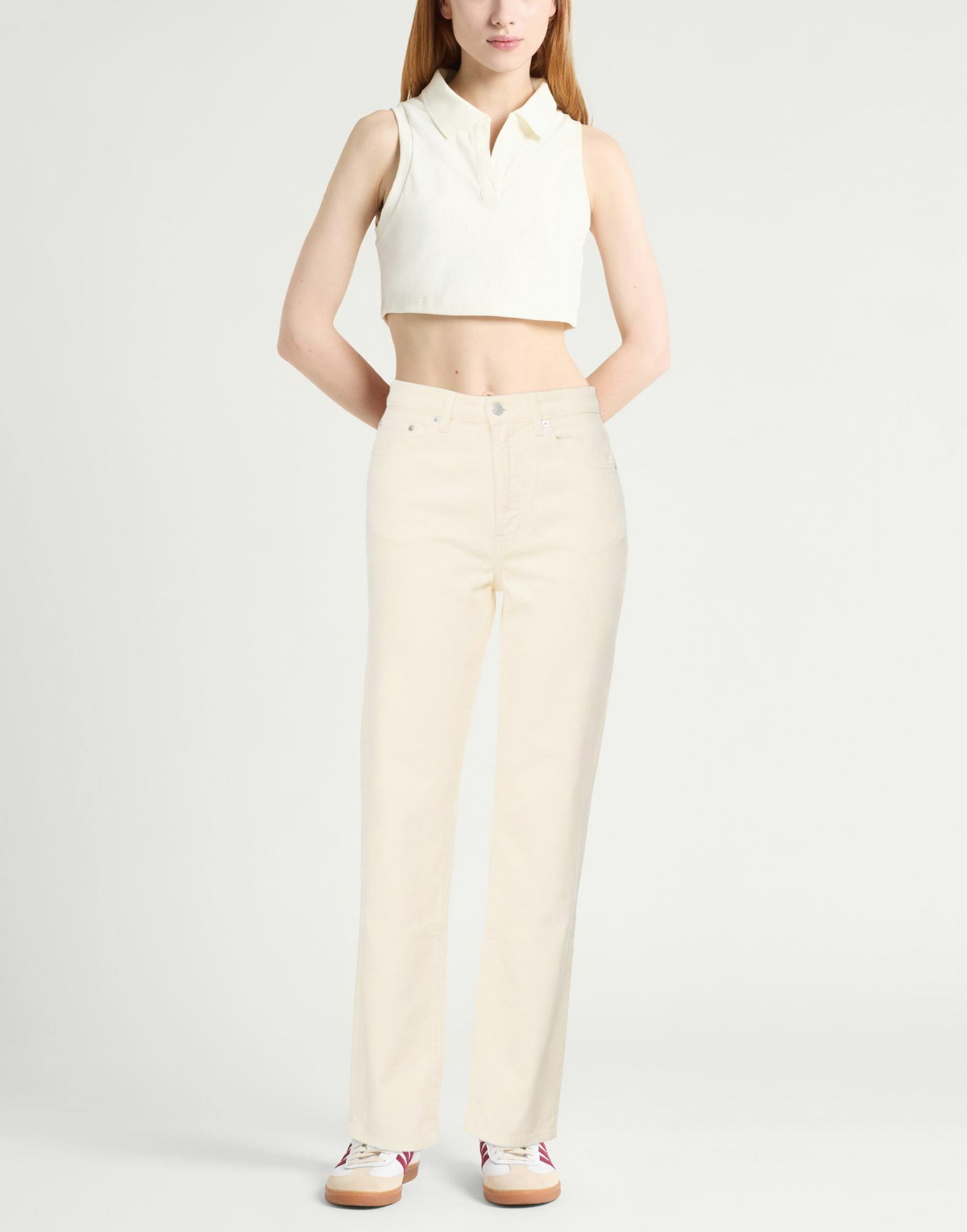 Ag Jeans Womens Pants in Ivory