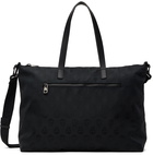 Alexander McQueen Black Skull Zipped Shopping Tote