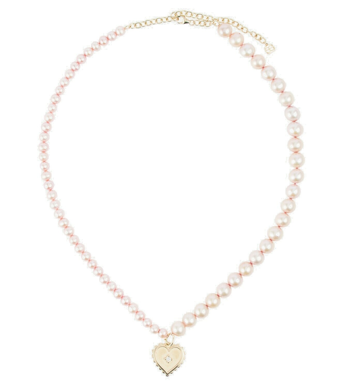 Photo: Sydney Evan 14kt gold necklace with pearls