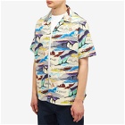 Paul Smith Men's Abstract Vacation Shirt in White