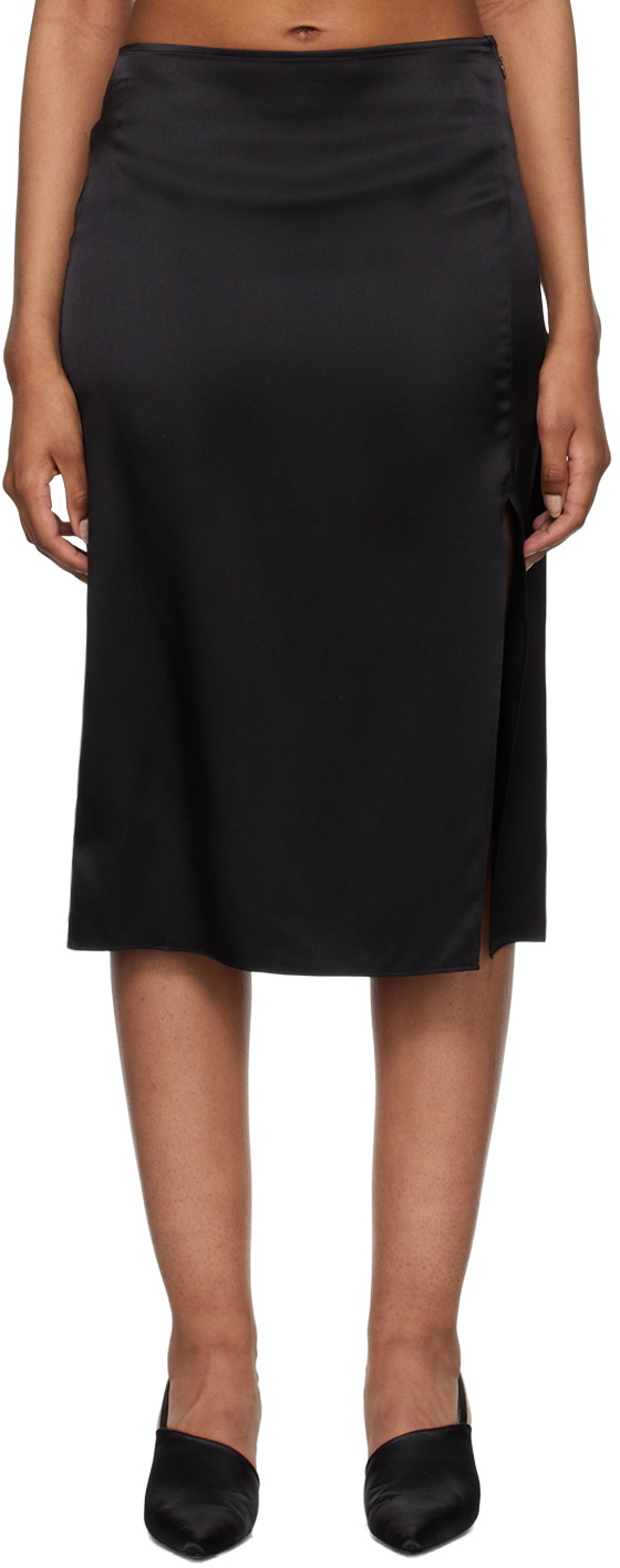 ANINE BING Black Jolin Midi Skirt ANINE BING