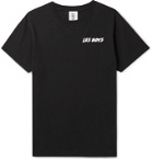 Les Girls Les Boys - Logo-Print Cotton-Jersey T-Shirt - Black