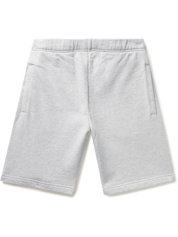 Photo: CARHARTT WIP - Mélange Loopback Cotton-Jersey Shorts - Gray