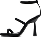 GIABORGHINI Black Adaline Heeled Sandals