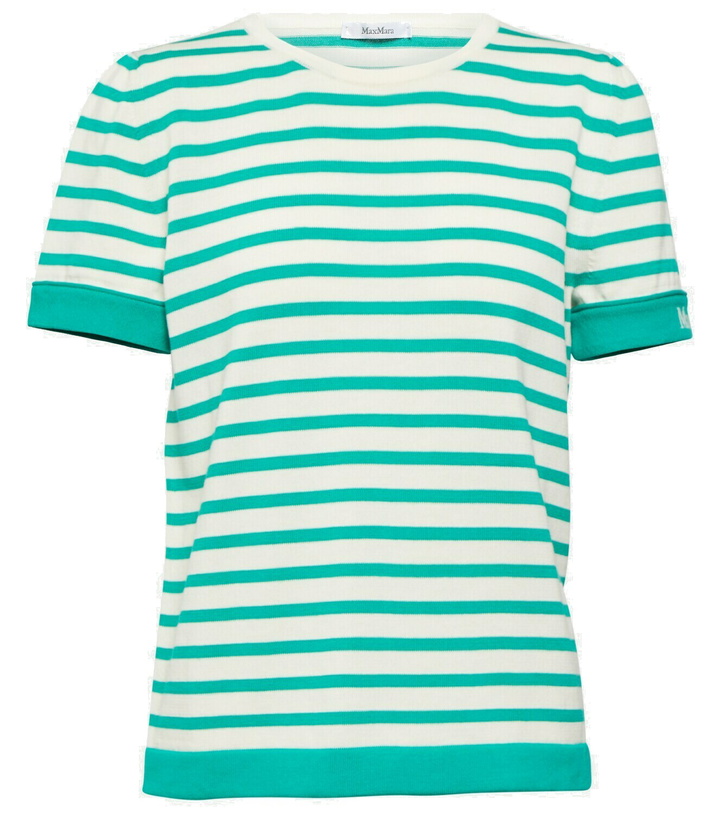 Photo: Max Mara - Limone striped cotton top