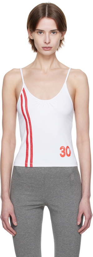 Photo: Kijun White Line Tank Top