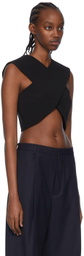 Rosetta Getty Black Polyester Tank Top