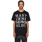 mastermind WORLD Black Letters T-Shirt