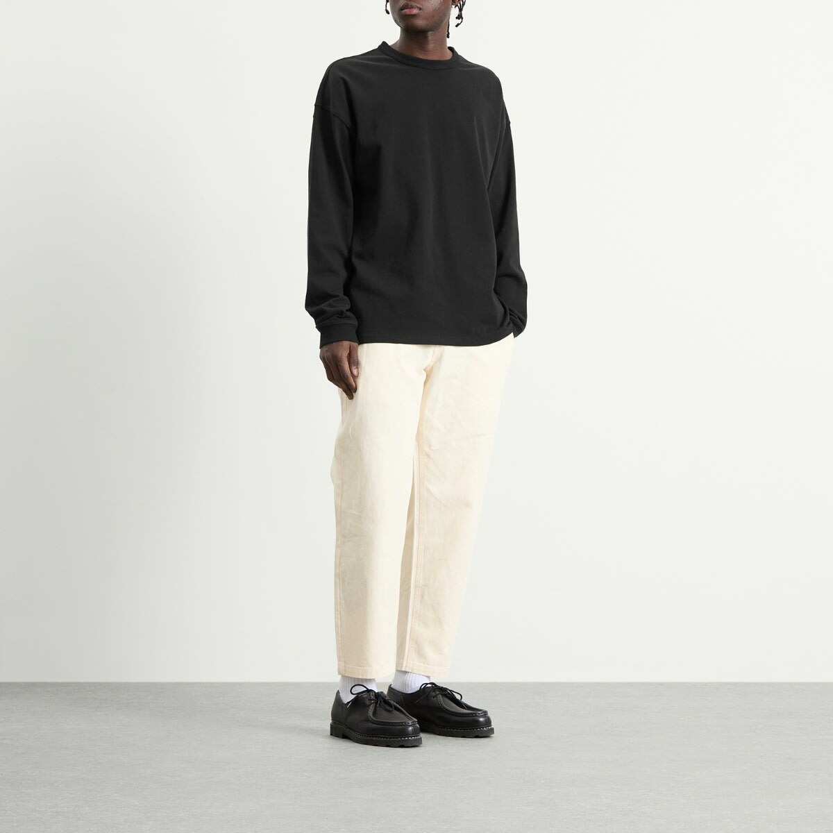 FrizmWORKS Men's OG Double Rib Longsleeve T-Shirt in Black