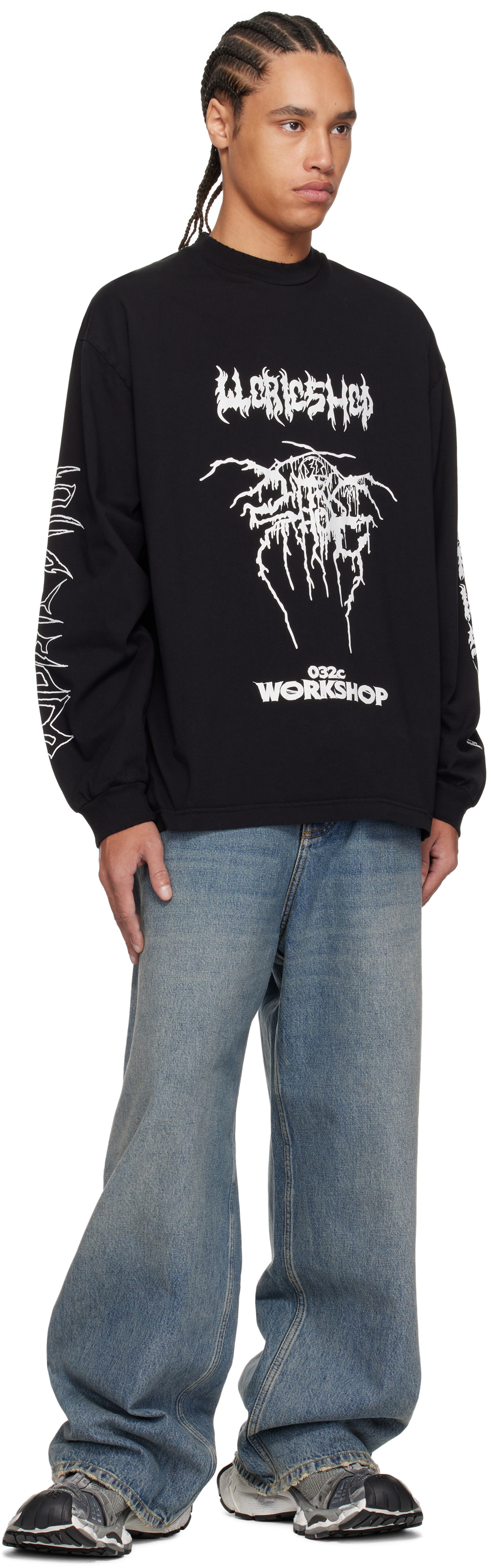 032c Black Armour Longsleeve T-shirt