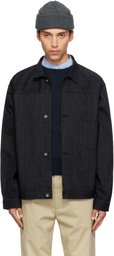 nanamica Black Short Denim Jacket