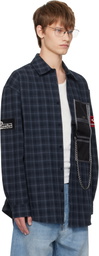 Martine Rose Navy Wallet Shirt