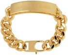 1017 ALYX 9SM Gold Chain Logo ID Bracelet