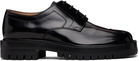 Maison Margiela Black Tabi Lace-Up Derbys