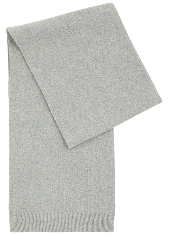 Photo: Colorful Standard Wool Scarf - Light Grey - One Size
