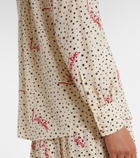 Valentino Plus De Pois silk crêpe de chine shirt