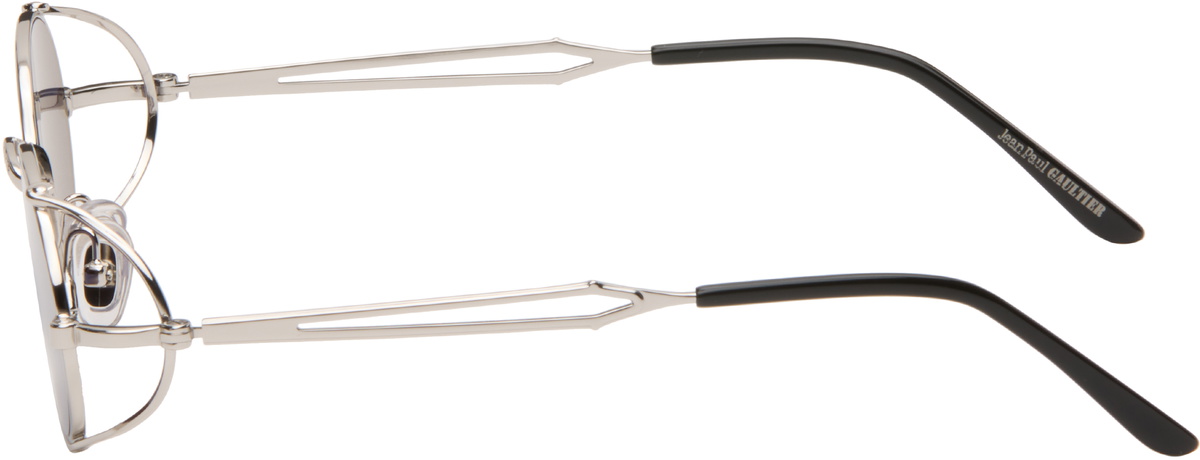 【関税込み】Jean Paul Gaultier シルバー 55-3175 サングラス Jean Paul Gaultier Silver 'The 55-3175' Sunglasses Jean Paul