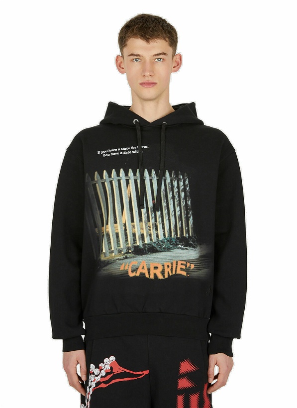 Photo: x Carrie Gate Hooded Sweatshirt in Black