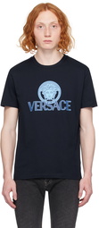 Versace Navy Medusa T-Shirt