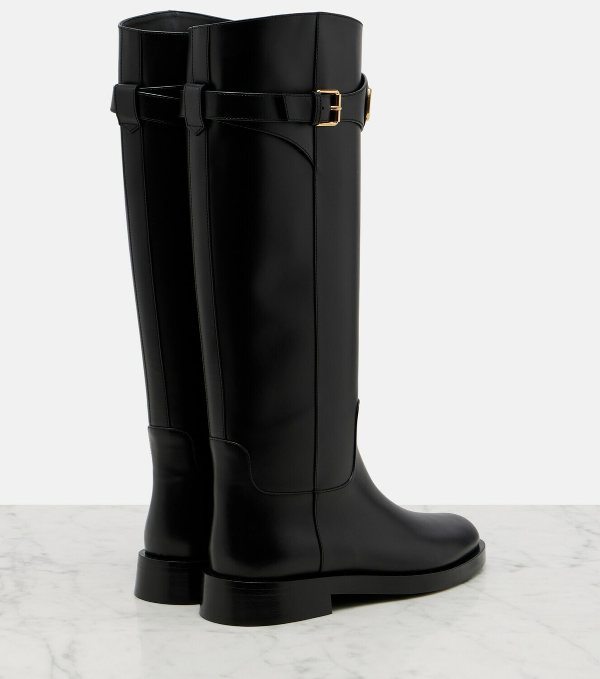 Valentino Garavani VLogo leather knee-high boots