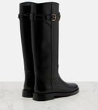 Valentino Garavani VLogo leather knee-high boots