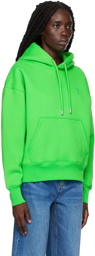 AMI Paris Green Ami de Cœur Hoodie