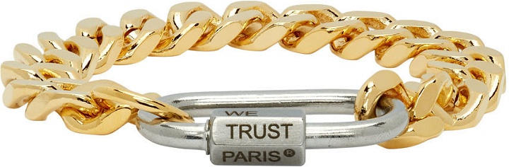 Photo: IN GOLD WE TRUST PARIS Gold Chain Bracelet