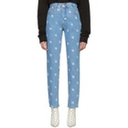 MISBHV Blue Monogram Jeans