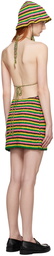 FRAME Multicolor Striped Minidress