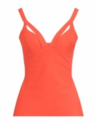 Chiara Boni La Petite Robe Womens Top in Orange