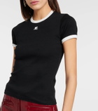 Courrèges Logo cotton jersey T-shirt