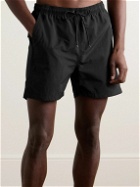Norse Projects - Hauge Straight-Leg Mid-Length Recycled Swim Shorts - Black