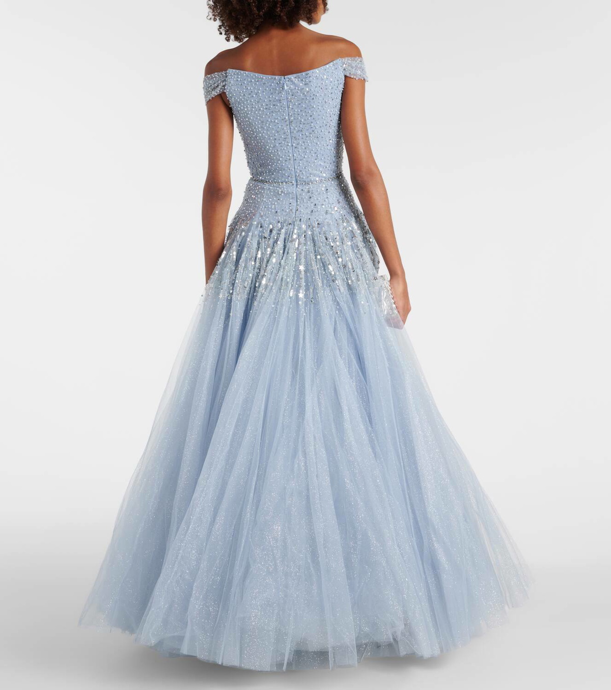 Jenny Packham Sirena embellished tulle gown Jenny Packham