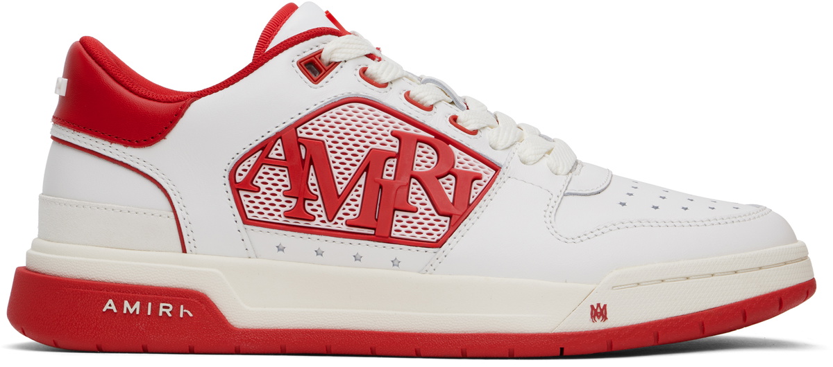 スニーカー AMIRI White leather Classic Low sneakers Amiri Logo Leather Classic Low-Top Sneakers | Saks Fifth Avenue