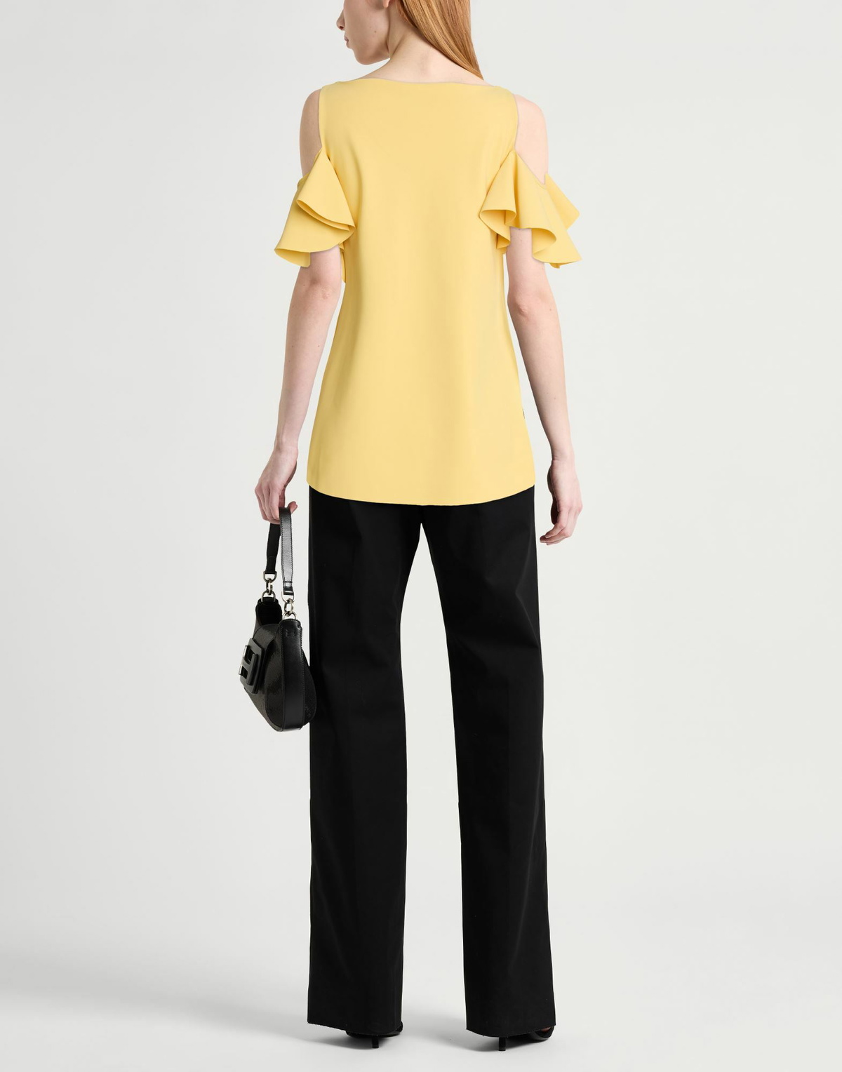 Chiara Boni La Petite Robe Womens Top in Yellow