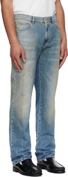 MM6 Maison Margiela Blue Faded Jeans
