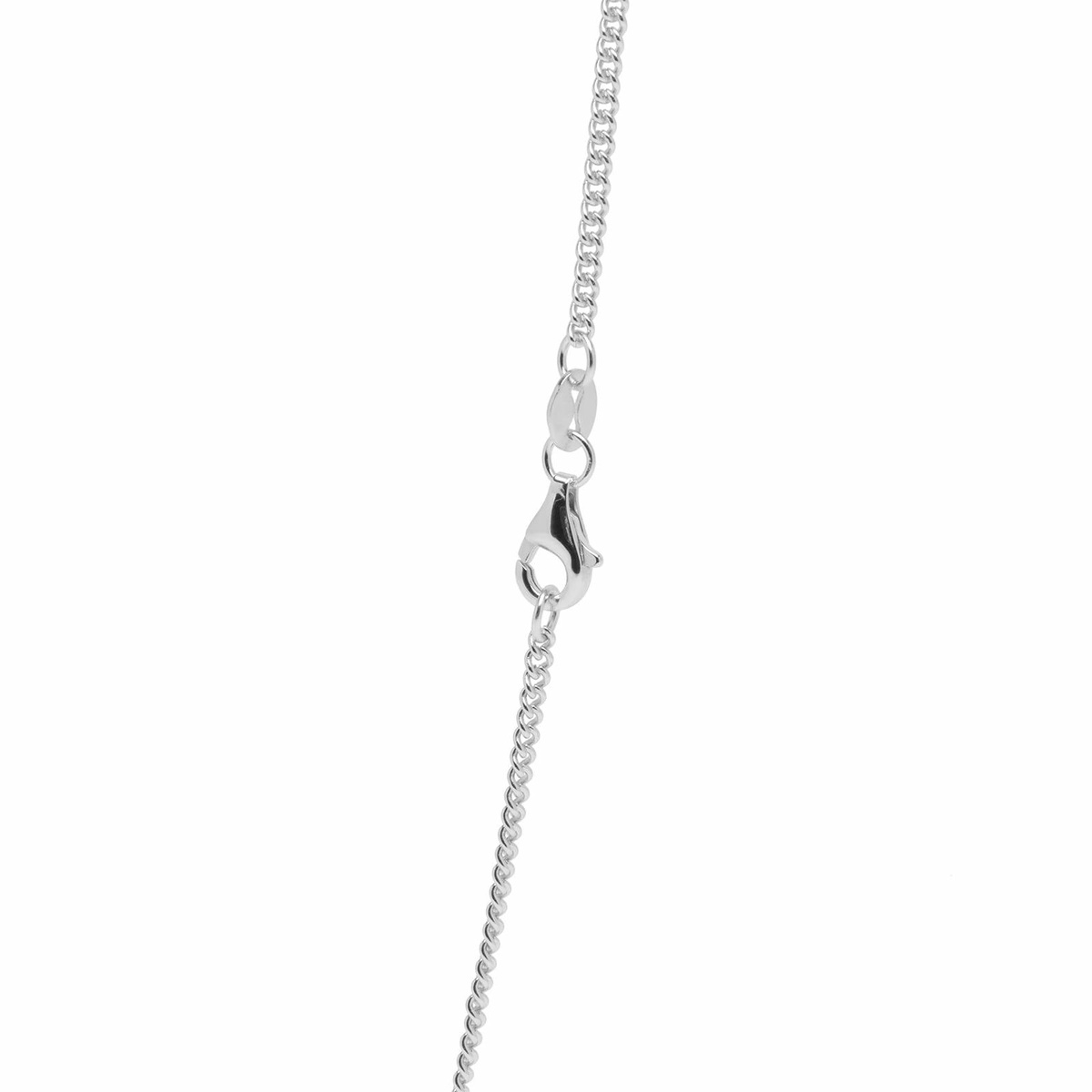 Serge DeNimes Men's 1.5mm Curb Chain in Silver 
