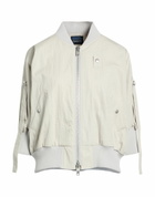 Yohji Yamamoto Womens Jacket Light in Grey