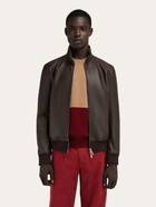 Ferragamo Mens Nappa leather blouson in Beige