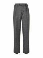 mfpen - Classic Straight-Leg Pleated Puppytooth Wool Trousers - Gray