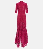 Costarellos Kalissa guipure lace gown