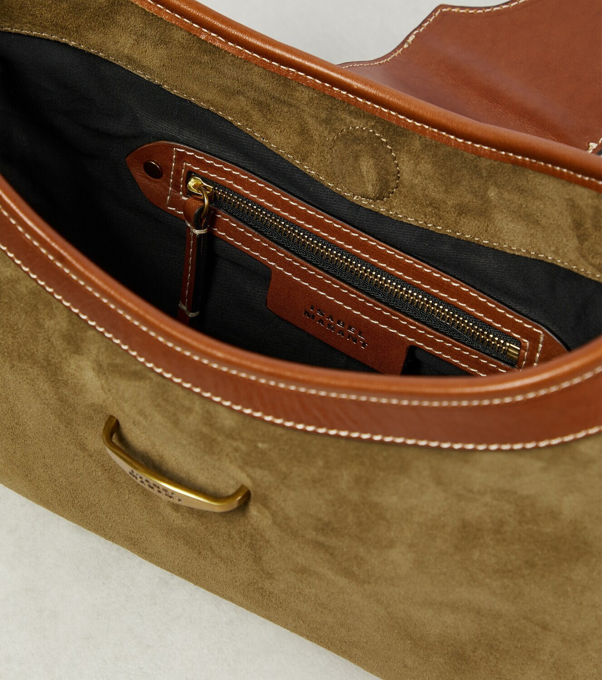 Isabel Marant - Botsy Baguette suede shoulder bag