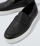 Manolo Blahnik Ellis leather loafers