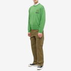 Kenzo Men's Tiger K Logo Crew Knit in Grass Green